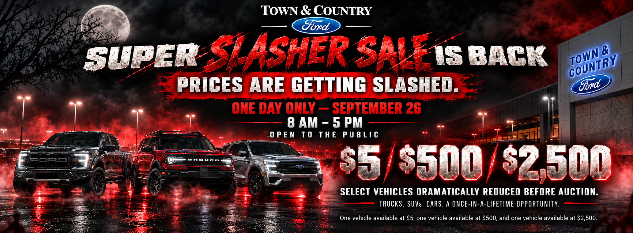 Town & Country Ford Slasher Sale!