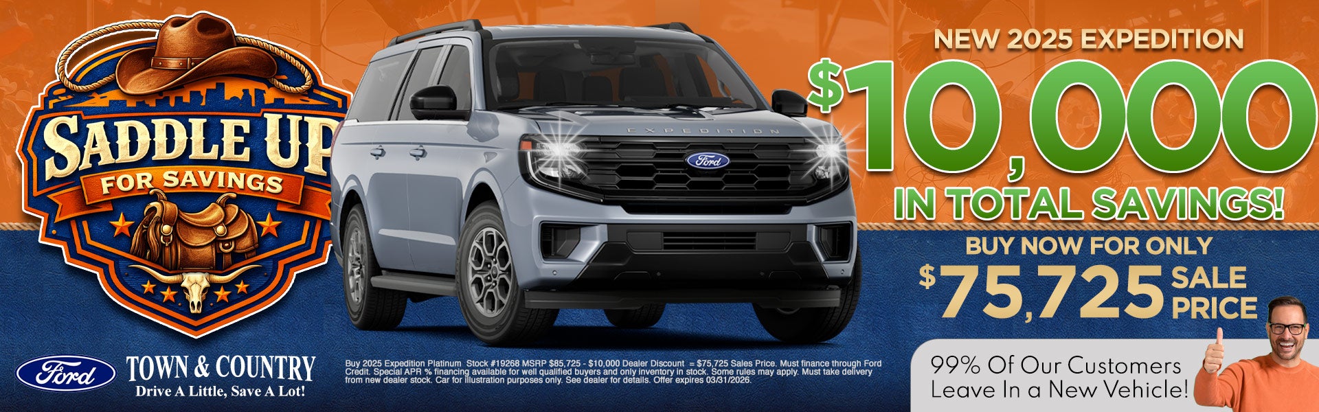 NEW 2025 EXPEDITION $10,000 IN TOTAL SAVINGS