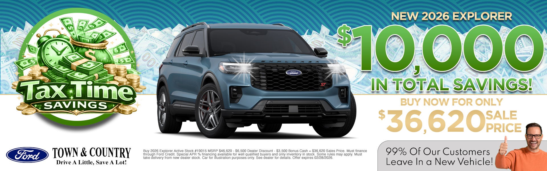 NEW 2026 EXPLORER $10000 IN TOTAL SAVING