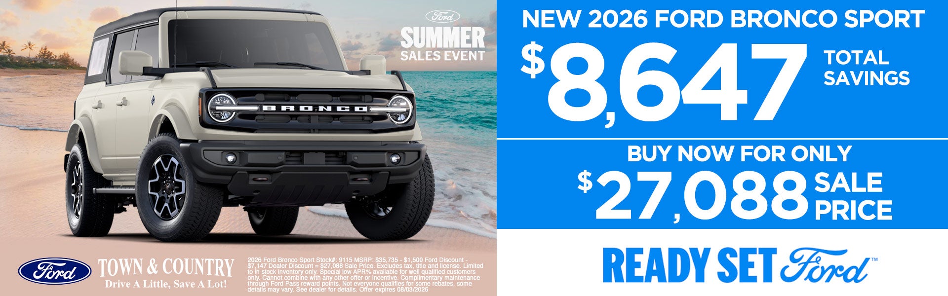 Frord Bronco Sports